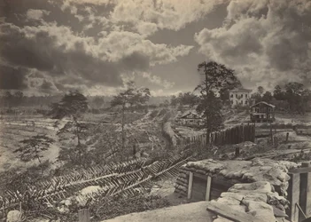 Rebel Works in Front of Atlanta, Georgia No. 1