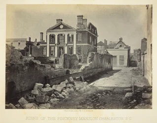 Ruins of the Pinckney Mansion, Charleston, S.C.