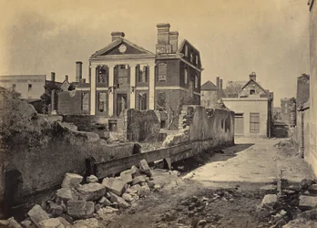 Ruins of the Pinckney Mansion, Charleston, South Carolina