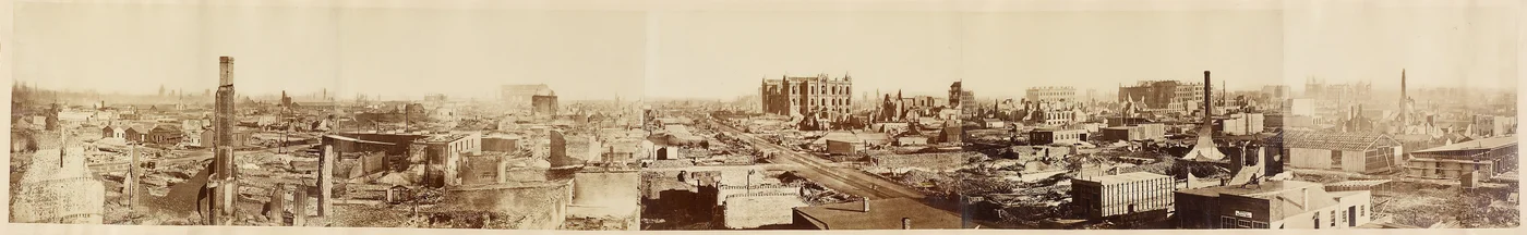Untitled Chicago after the Chicago Fire, 1871