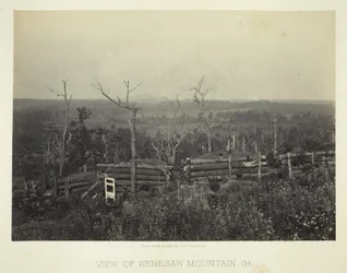 View of Kenesaw Mountain, Georgia
