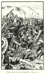 The Iliad: Fight round the body of Patroklos