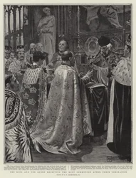The King and Queen Receiving the Holy Communion After Their Coronation