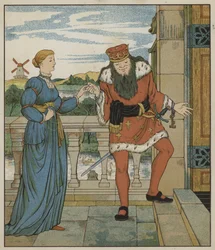 Illustration for Rumpelstiltskin by The Brothers Grimm