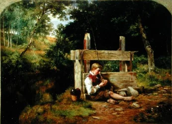 A Boy Baiting his Line