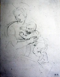 A Mother and Her Child - Study for the Ancients