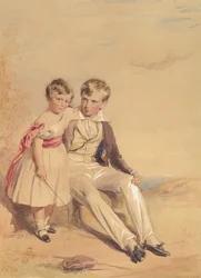 Portrait of Two Children, 1837