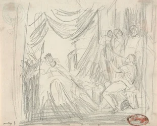 David Playing the Harp to King Saul