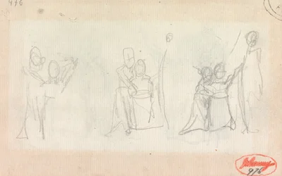 Family Group: Three Sketches