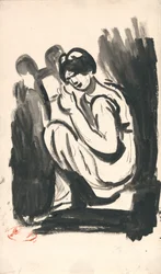 Girl Playing the Lyre