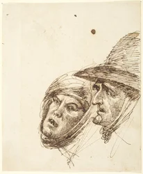 Heads of Man and Woman