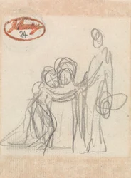 Standing Figure with Two Children