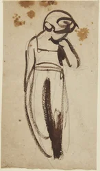 Standing Child with Hand to Chin
