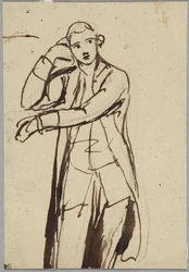 Standing Male Figure, Three-Quarter Length