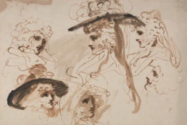Studies for the Head of a Lady (Studies of a Woman