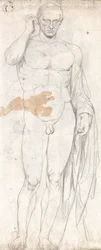 Study of a Classical Statue