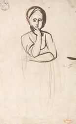 Study of a Pensive Woman