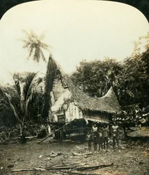 A Native Hut, Sariba, British New Guinea