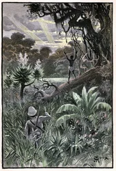 Illustration by George Roux for Jules Verne