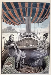 On board their steam-yacht (page 384) - in 