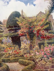 The Rose Garden at Levens Hall, Westmoreland