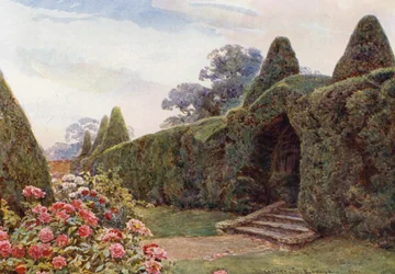 Yew Arch at Brickwall, Sussex