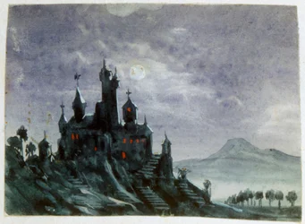 Fantasy Castle in Moonlight I, 1820-1876