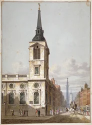 Church of St Benet Gracechurch and Gracechurch Street, City of London