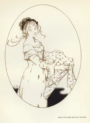 Illustration for The Happy Hypocrite by Max Beerbohm