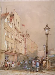 View of Smithfield Market, City of London