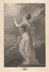 West Window of the Chapel, New College Oxford: The Virtues - Hope