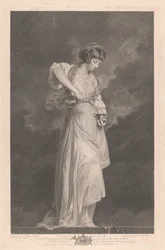 West Window of the Chapel, New College Oxford: The Virtues - Temperance