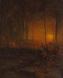 Watching the Sun Glow, 1887
