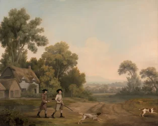 Two Gentlemen Going a Shooting