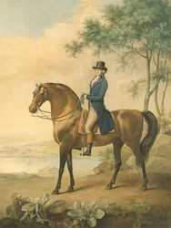 Warren Hastings on his Arabian Horse