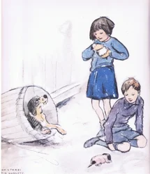 Vicky and Bill were tremendously excited, from Mudlarks published by Collins