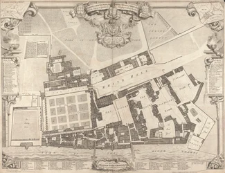 A Survey & Ground Plot of the Royal Palace at Whitehall