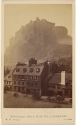 Edinburgh Castle from the Grassmarket