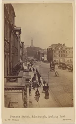 Princes Street, Edinburgh, Looking East