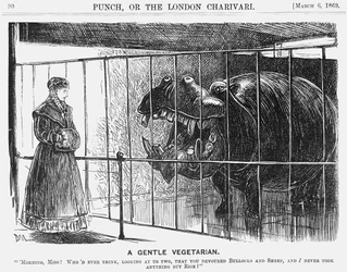 A Gentle Vegetarian, 1869