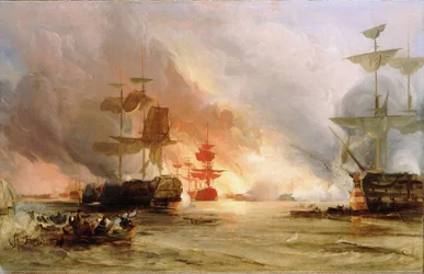 The bombardment of Algiers, 27 August 1816
