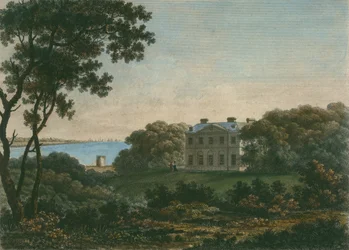 House of Andrew Robert Drummond, Cadland park, Hampshire, engraved by William Watts