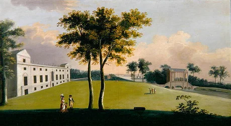 The South Front of Wilton House and the Palladian Bridge of the East, Salisbury