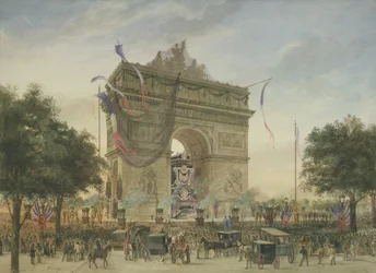 The Funeral of Victor Hugo (1802-85)