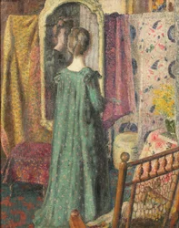 Lady in Front of a Mirror