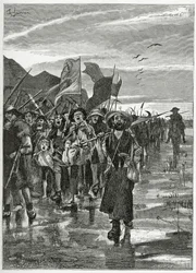 The Torrent of the Rebels - illustration from Han d’Islande, 19th Century