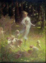 Fairy and Sprites in the Undergrowth