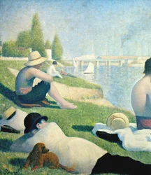 Bathers at Asnieres (detail)