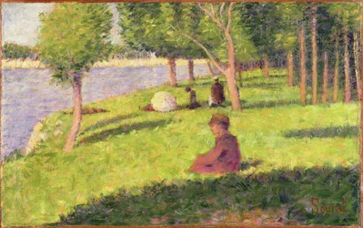 Seated Figures, Study for A Sunday Afternoon on the Island of La Grande Jatte
