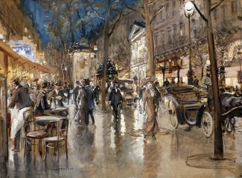 Evening on a Parisian Boulevard